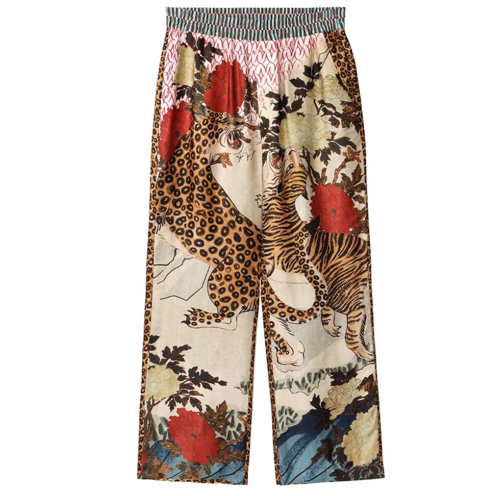 ME369 Bailey straight leg pants in oriental